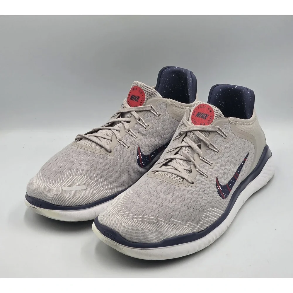 Nike Free RN 2018 Moon Particle Men's Running Shoes AQ0557-200 Sz 13